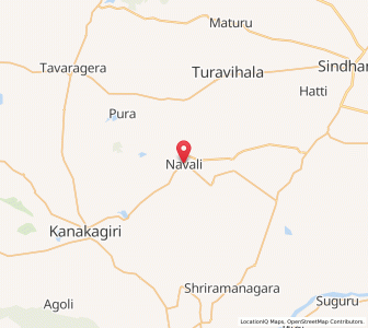 Map of Naoli, Karnataka