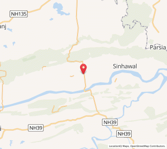 Map of Naoriah, Madhya Pradesh
