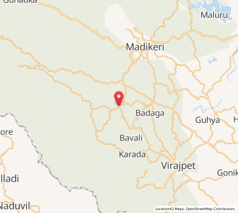 Map of Napoklu, Karnataka