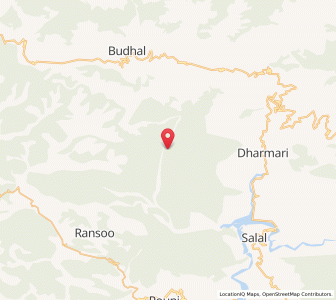 Map of Nar Kot, Kashmir