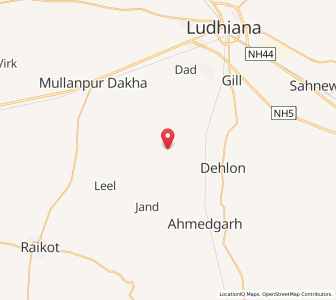Map of Narangwal, Punjab