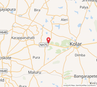 Map of Narasapura, Karnataka