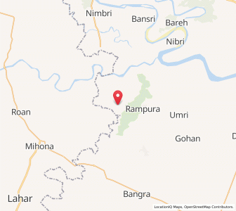 Map of Naraul, Uttar Pradesh