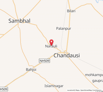Map of Narauli, Uttar Pradesh