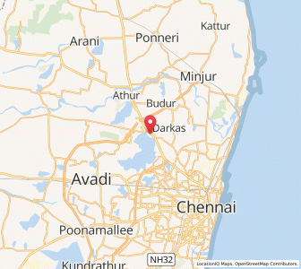 Map of Naravarikuppam, Tamil Nadu