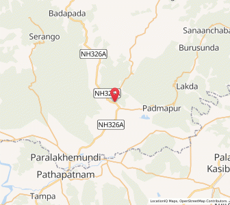 Map of Narayanapur, Odisha
