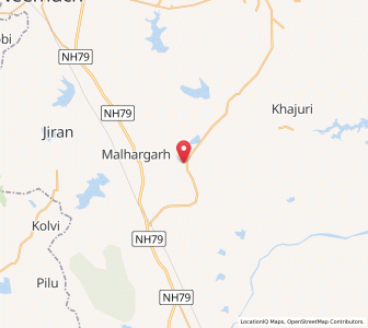 Map of Nārāyangarh, Madhya Pradesh