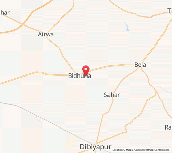 Map of Narayanpur Bhanupur, Uttar Pradesh