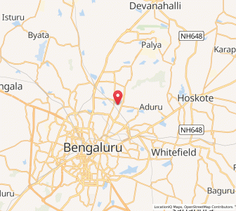 Map of Narayanpura, Karnataka