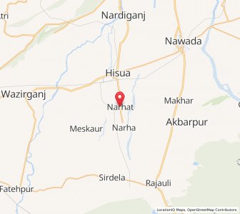 Map of Narhat, Bihar