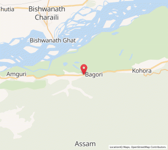 Map of Narjan, Assam