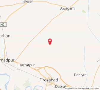 Map of Narki, Uttar Pradesh