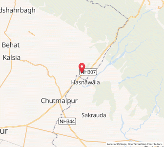 Map of Narotamgarh, Uttar Pradesh