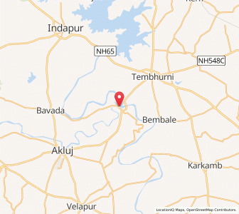 Map of Narsingpur, Maharashtra