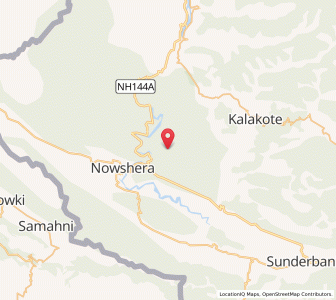Map of Narwali, Kashmir