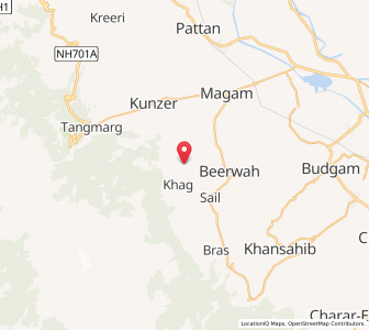 Map of Nasarpur, Kashmir