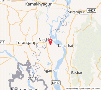 Map of Natabari, West Bengal