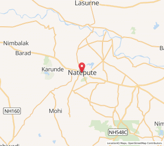 Map of Nateputa, Maharashtra