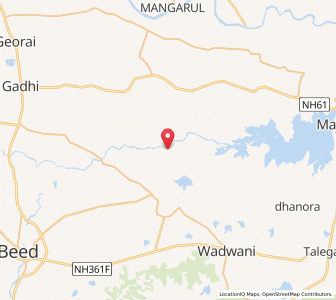 Map of Nathapur, Maharashtra