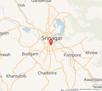 Map of Natipura, Kashmir