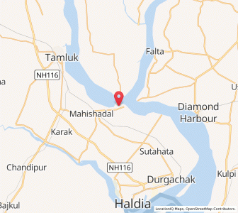 Map of Natshal, West Bengal