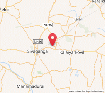 Map of Nattarasankottai, Tamil Nadu