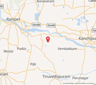 Map of Natteri, Tamil Nadu
