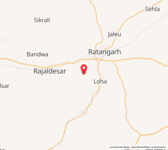 Map of Naua, Rajasthan