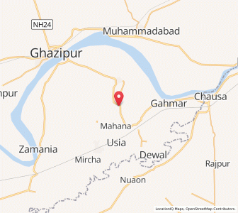 Map of Nauli, Uttar Pradesh