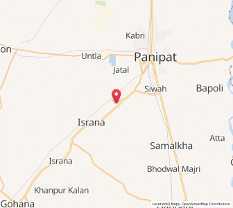Map of Naultha, Haryana