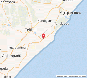 Map of Naupada, Andhra Pradesh