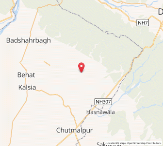 Map of Naurangpur, Uttar Pradesh