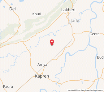 Map of Nautara, Rajasthan