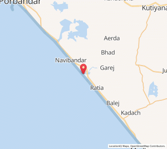 Map of Navibandar, Gujarat