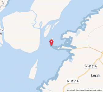 Map of Navlakhi, Gujarat