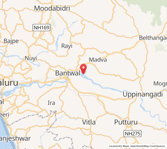 Map of Navoor, Karnataka