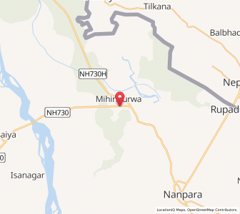 Map of Nawa Purwa, Uttar Pradesh