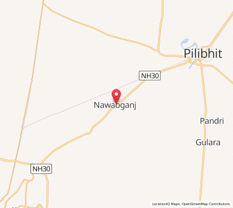 Map of Nawābganj, Uttar Pradesh