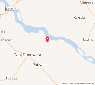 Map of Nawabganj Nagaria, Uttar Pradesh