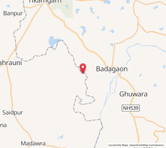 Map of Nawai, Uttar Pradesh
