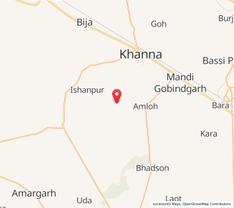 Map of Nawan Kalgarh, Punjab