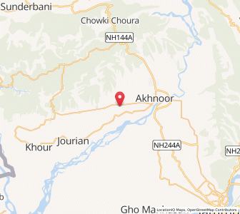 Map of Nawan Khu, Kashmir