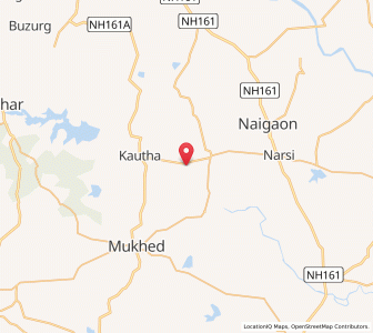 Map of Nawandi, Maharashtra