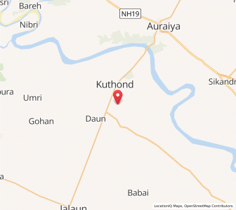Map of Nawasi, Uttar Pradesh