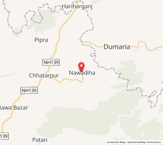 Map of Nawatanr, Jharkhand