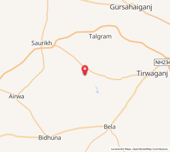 Map of Naya Purwa, Uttar Pradesh