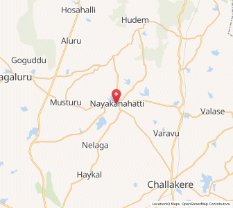 Map of Nayakanhatti, Karnataka