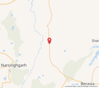 Map of Nazirabad, Madhya Pradesh