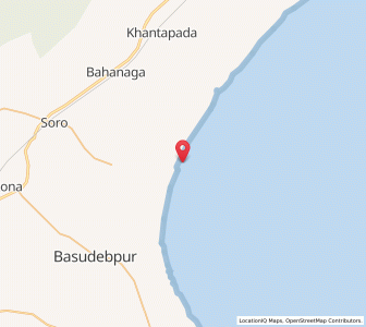 Map of Nechanpur, Odisha
