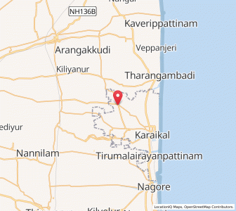 Map of Nedungadu, Puducherry